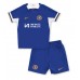 Günstige Chelsea Babykleidung Heim Fussballtrikot Kinder 2023-24 Kurzarm (+ kurze hosen)